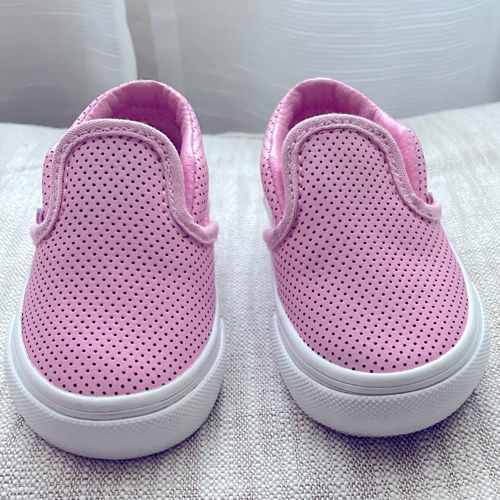 Vans Toddler Girl Pink Slip-On V